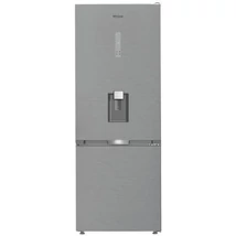 WHIRLPOOL WHK26493WX5E Alulfagyasztós Dual NoFrost hűtőszekrény, D , 340 /150 , inox készülékszín, 6. Érzék funkció  Touch Control ,  beépített vízadagoló kihúzható frissentartó rekesz, NoFrost , multiflow  192x70x74,5 cm