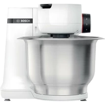 Bosch MUMS2EW00 konyhai robotgép, fehé, 3D-s keverés, dagasztókar, keverőszár, habverő, 700W