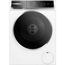 Bosch WGJ244A2BY Elöltöltős mosógép , Serie6 , Home Connect , i,DOS automatikus adagolás , IronAssist gőzprogram , 9 kg ,  A , 1400 f, Fekete,fehér ajtó , Döntött TouchControl kijelző ,  AntiStain foltprogramok , Vasaláskönnyítés