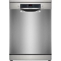 BOSCH SMS26AI01F Szabadonálló Mosogatógép - Serie 2 - Nemesacél - 12 teríték - E - 6 program -  Digitális kijelző - Hőcserélő kondenzációs szárítás - Vario kosárrendszer -  48 dB(A)