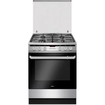 Amica 55701 szabadonálló multifunkciós kombinált tűzhely, inox, 60 cm széles