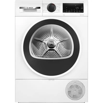 Bosch WQG24101BY Hőszivattyús kondenzációs szárítógép, Serie6, 9kg, A++, Fekete-fehér ajtó, EasyClean kondenzátor, Prémium TouchControl kijelző, AutoDry