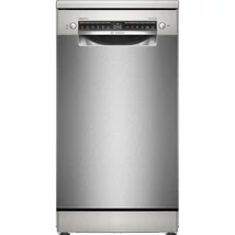 BOSCH SPS6EMI21E Szabadonálló keskeny mosogatógép, Serie 6, Home Connect, Nemesacél, 10 teríték, B, 8 program, 6 opció, Nagyméretű LED kijelző, VarioFlex Pro kosárrendszer, VarioDrawer Pro, 8,7 l, 44 dB(A)