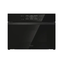 Haier H4MWID69P6NQB Beépíthető kompakt sütő és mikró, 44 L, AirFry és Joghurt funkciós, hOn applikáció vezérlés, receptgyűjtemény