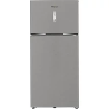 WHIRLPOOL WHD26633X5E Felülfagyasztós Dual NoFrost hűtőszekrény, D , 465 /165  liter , Pearl Steel készülékszín, Inverter kompresszor, 6. Érzék funkció  érintőszenzoros külső digitális kijelző, NoFrost  LED világítás, multiflow  187.7x83.2x76.2cm