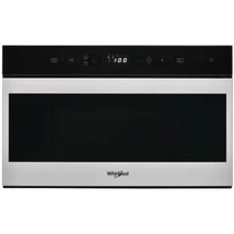Whirlpool W7MN840 W Collection beépíthető mikrohullámú sütő,  inox szegély, fekete full üveg