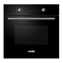 Gaba GMO-70-9CB   Beépíthető Elektromos Sütő, 70 L, 9 Funkció, Hőlégbefúvás, Piros Kijelző, Fekete