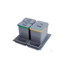 Ekotech PRACTIKO 600fiókba szerelhető szemetes 230 mmmagas 3 vödrös kivitel Ekotech PRACTIKO 600fiókba szerelhető szemetes 230 mmmagas 3 vödrös kivitel