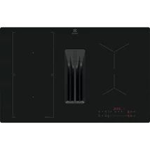Electrolux ECC83410CT Beépíthető indukciós főzőlap beépített páraelszívóval, SaphirMatt® SE felület, Bridge funkció, Hob2Hood®, Brezze, 80 cm