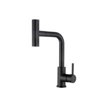 Laveo ROTARO csaptelep rugalmas tömlővel, matt fekete