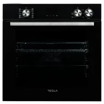 Tesla BO900FBSA beépíthető sütő, 81 liter, A, 10 funkció, hőlégkeverés, érintővezérlés, air fryer funkció, gőz sütés, fekete