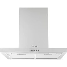 Tesla DC600AX fali kürtős elszívó, 60 cm, T- shape, 630 m3/h légszállítás, 72 dBA, alu filter, 3 fokozat, LED világítás, inox