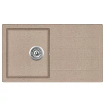 EVIDO Easy 45S gránit mosogató, 760 x 440 mm, avena