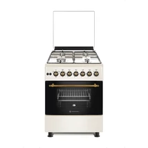 NOVACOOK F6B40EF Retro 57x58cm gáz elektromos kombi tűzhely Retro