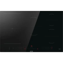 Gorenje GI8532BSCE beépíthető 80 cm széles indukciós főzőlap, 5 zóna, slider vezérlés, AreaFlex, edényfelismerés