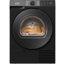 Gorenje DG48DB Szárítógép, 8 kg / "D" ,  WIFI képes, Connect Life,hőszivattyús, LED képernyő érintőgombokkal,fekete szín