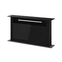 Kluge KLD9000BLG pultból kiemelkedő fekete páraelszívó, 90cm