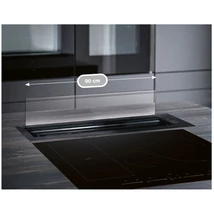 Kluge KLD9500BLG pultból kiemelkedő páraelszívó átlátszó üveggel, 90cm