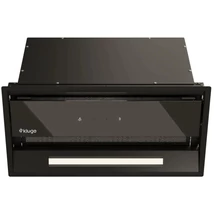 Kluge KMV6740BLG beépíthető fekete páraelszívó, 52cm, kihajtható fekete üvegpanel