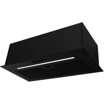 Kluge KOV6150BLG beépíthető fekete páraelszívó, 60cm, fekete üvegpanel