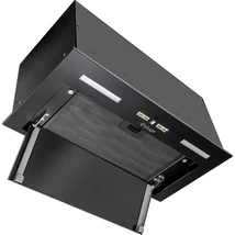 Kluge KOV6600BLG beépíthető fekete páraelszívó, 60cm, TC