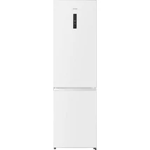 Gorenje NRK620EAW4 Alulfagyasztós kombi hűtőszekrény - Integrált fogantyúval  238/98l, "E" , TOTAL NO FROST , külső kijelző az ajtón érintővezérléssel, CRIPS ZONE , ConvertFreshZone , fehér, 200,4x59,5x59cm