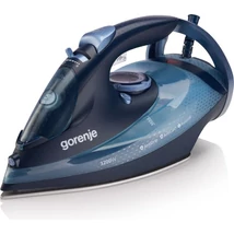 Gorenje SIH3200DB gőzölős vasaló, 3200W, kerámia talp, 40/105 g/perc gőzlöket, kék/fekete Gorenje SIH3200DB gőzölős vasaló, 3200W, kerámia talp, 40/105 g/perc gőzlöket, kék/fekete