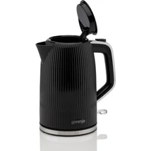 Gorenje K17DPB VÍZFORRALÓ  1,7 liter,  2200W, automatikus kikapcsolás, 360°-ban elforgatható, fehér működés visszajelző, fekete