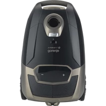 Gorenje VCE48AFBKGO A-FORCE - Porzsákos és portartályos készülék 890W,  alu teleszkópos cső , LED kijelző, Touch control vezérlés, dupla HEPA filter,  4 L kapacitás,   bronz-fekete szín