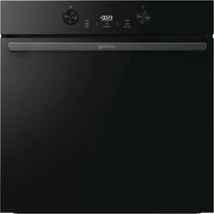 Gorenje BOS6737E05DBG Beépíthető multifunkciós sütő, 12 funkc, ExtraSteam, 77 liter HomeMadePlus,  "A+" , GentleClose lassú ajtózáródás, teleszkópos sütősín, GentleOpen - lecsapodás nélküli ajtónyitás, fekete üveg előlappal