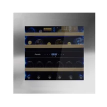 Pando PVMAV 60-25XL Borhűtő - beépíthető, inox, balos, fogantyúval, 25 palack, 2 zóna Pando PVMAV 60-25XL Borhűtő - beépíthető, inox, balos, fogantyúval, 25 palack, 2 zóna