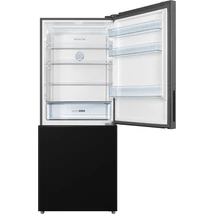 Tesla RC4200FTBE kombinált hűtő, E, total no frost, 417l (276+141), 70cm széles, digital display, inverter, fekete-inox