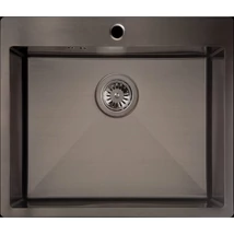 Operis MARMARA Inox mosogató: egymedencés, Szín: grafit, SAM_510T Operis MARMARA Inox mosogató: egymedencés, Szín: grafit, SAM_510T