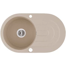 DAFNE egykör cseptálcás mosogató, bézs