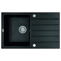 Laveo MARGARITA Gránit mosogató: egymedence csepptálcás, matt fekete SRM_711R Laveo MARGARITA Gránit mosogató: egymedence csepptálcás, matt fekete SRM_711R