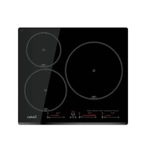 CATA INSB-6003E2 BK Beépíthető indukciós főzőlap  fekete, 3 zóna