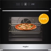 Whirlpool WOI5S8HM1SXA Beépíthető Sütő inox, finoman csukódó sütőajtó, MF8, SmartClean (hidrolitikus) sütőtisztítás, "A+",  Airfry, HH Pizza, Steam+, teleszkópos sütősín,73 liter