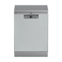 Beko BDFN26540XP Szabadonálló mosogatógép, 15 teríték, 3. kosár, acélszürke, 41dB(A), C, SelfDry, Quick&Shine program