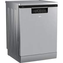Beko BDFN36560XWP Szabadonálló mosogatógép, 15 teríték,15 teríték, 3. kosár, acélszürke, A osztály, 41 dB(A), selfdry, Quick&shine, HomeWhiz alkalmazás, 11 program