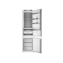 Whirlpool WHK2 5323 B5E1 Beépíthető kombinált hűtő 300L (224/76l ), D  Elektronikus vezérlés WIFI+BLE támogatás, Adaptív hűtés akár 20%-os energiamegtakarítással, Metal Multiflow, csúszópántos zsanér (sliding), inverter kompresszor, 10 év kompresszor gara