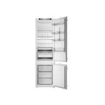 Whirlpool WHK2 5292 B4E Beépíthető kombinált hűtő 270L (194/76), E , Elektronikus vezérlés HomeWhiz WIFI+BLE támogatás, Adaptív hűtés akár 20%-os energiamegtakarítással,  csúszópántos zsanér (sliding), 10 év kompresszor garanciával, 177,5x54x55cm