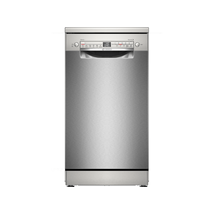 BOSCH SPS2HKI55E Szabadonálló mosogatógép ,  Serie 2 ,  Home Connect ,  Szálcsiszolt acél ,  10 teríték ,  D ,  6 program ,  5 opció , Hőcserélős kondenzációs szárítás ,  46 dB(A)