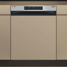 Whirlpool WH7PC15B4M60 Beépíthető Inox kezelő paneles mosogatógép, "C" , 15 teríték, 9,5 l , 10 program, MaxiSpace, flexibilis 3. evőeszközfiók, 6. Érzék technológia, PowerClean Pro,  NaturalDry automatikus ajtónyitás, Öntisztító program, 44 dBA