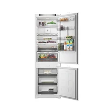 Whirlpool WHK2 5294 B6E Beépíthető kombinált hűtő 270L (194/76l ), C , Elektronikus vezérlés WIFI+BLE támogatás, Adaptív hűtés akár 20%-os energiamegtakarítással,  csúszópántos zsanér (sliding), inverter kompresszor, 10 év kompresszor garanciával, 177,5x5