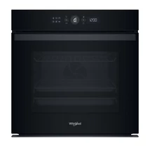 Whirlpool WOI4S8HM2SBA beépíthető sütő, Fekete üveg, finoman csukódó sütőajtó, 6. Érzék funkció 6 ételkategóriára, MF8, SmartClean (hidrolitikus) sütőtisztítás, Airfry, teleszkópos sütősín, 73 liter