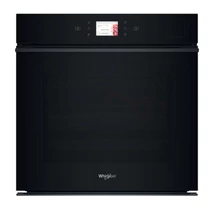 Whirlpool WOI9A8FPT2SBA Beépíthető sütő, Fekete üveg, finoman csukódó sütőajtó, 6. Érzék funkció receptekkel, MF8, PIROLITIKUS és HIDROLITIKUS tisztítás, LCD TFT 3'5 kijelző (magyar nyelvű, érintőszenzoros),  Airfry, gőz, teleszkópos sütősín, 73 l