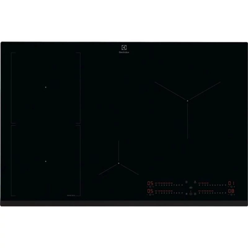 Electrolux EIS82453IT SenseBoil® beépíthető indukciós főzőlap, Saphirmatt® SE, Bridge, Hob2Hoob®, 80 cm