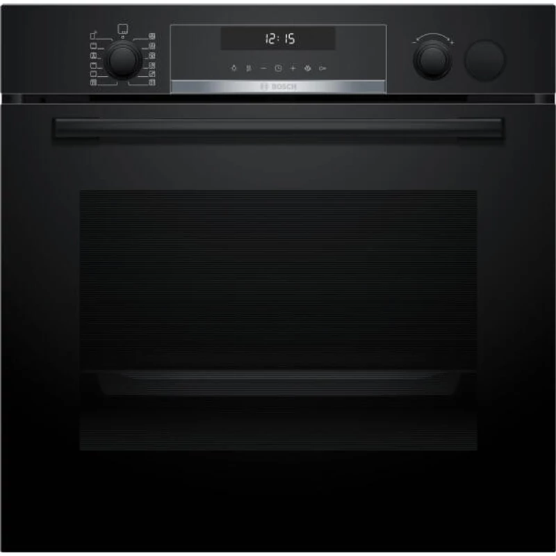 Bosch HRG578CB7 Önállóan beépíthető sütő AddedSteam gőzfunkcióval - Serie6 - Home Connect - fekete - 71 l sütőtér - 9 funkció - 3D hőlégbefúvás - Energiaosztály: A+ - Pirolitikus öntisztítás - AirFry sütési mód  - AutoPilot30 - maghőmérő Bosch HRG578CB7 Önállóan beépíthető sütő AddedSteam gőzfunkcióval - Serie6 - Home Connect - fekete - 71 l sütőtér - 9 funkció - 3D hőlégbefúvás - Energiaosztály: A+ - Pirolitikus öntisztítás - AirFry sütési mód  - AutoPilot30 - maghőmérő