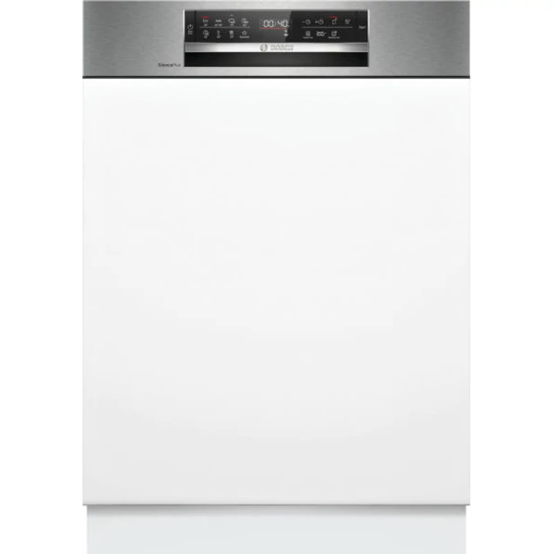 Bosch SMI6ECS10E Integrálható Mosogatógép - Serie 6 - Home Connect - Nemesacél - 14 teríték - Energiaosztály:A - 8 program - 5 opció - Nagyméretű LCD kijelző - Érintőgombos vezérlés - EfficientDry szárítás - MaxFlex kosárrendszer - VarioDrawer Bosch SMI6ECS10E Integrálható Mosogatógép - Serie 6 - Home Connect - Nemesacél - 14 teríték - Energiaosztály:A - 8 program - 5 opció - Nagyméretű LCD kijelző - Érintőgombos vezérlés - EfficientDry szárítás - MaxFlex kosárrendszer - VarioDrawer