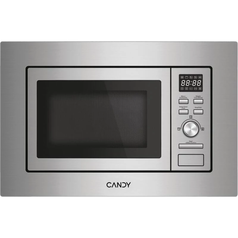 Candy CA20FMW7NG Beépíthető mikró, álló és felsőszekrénybe is, 20 L, inox